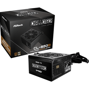 Fuente-Alimentacion-650W-ASROCK--Challenger-CL-650B-80-PLUS-Bronze--Negro