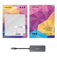 Miniatura 4 de Nanocable HUB USB-C/M a 3xUSB-C/H ALUMINIO 10 cm