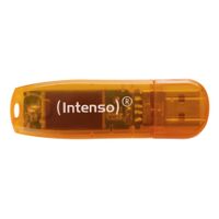 Miniatura 2 de MEMORIA 64 GB REMOVIBLE INTENSO USB 2.0 RAINBOW NARANJA