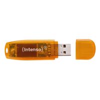 Miniatura 3 de MEMORIA 64 GB REMOVIBLE INTENSO USB 2.0 RAINBOW NARANJA