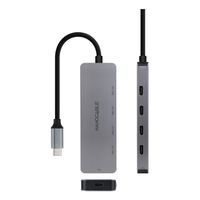 Miniatura 3 de Nanocable HUB USB-C/M a 4xUSB-C/H + USB-C PD 100W