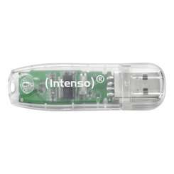 MEMORIA 32 GB REMOVIBLE INTENSO USB 2.0 RAINBOW TRANSPARENTE