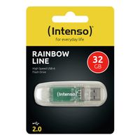 Miniatura 4 de MEMORIA 32 GB REMOVIBLE INTENSO USB 2.0 RAINBOW TRANSPARENTE