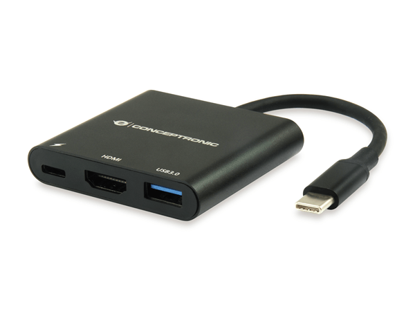 CABLE USB-C MACHO A HDMI HEMBRA 0,15CM CONCEPTRONIC DONN