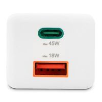Miniatura 9 de CARGADOR DE PARED HAMA 45W 1xUSB-C PD 1xUSB-A MINICARGADOR COLOR BLANCO