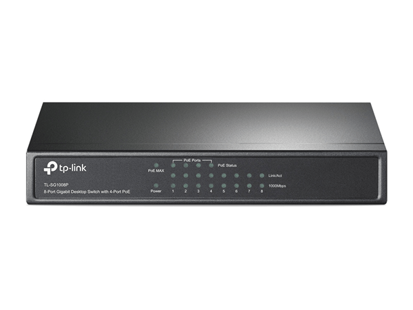 8-PORT GIGABIT DSKTP POE SWTCH