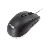 Miniatura 1 de MOUSE COMPACT EQUIP LIFE OPTICO NEGRO USB  1000DPI