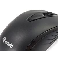 Miniatura 4 de MOUSE COMPACT EQUIP LIFE OPTICO NEGRO USB  1000DPI