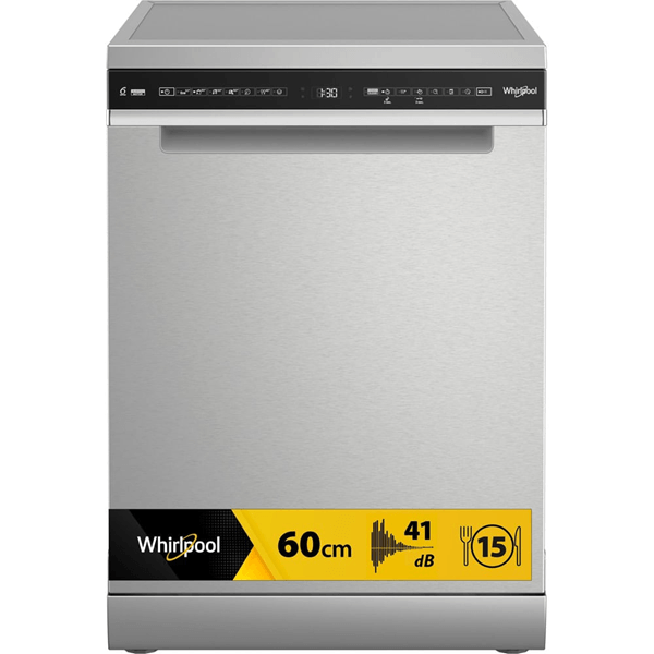LAVAVAJILLAS 60 CM WHIRLPOOL W7F HS51 X B 15 CUBIERTOS INOX