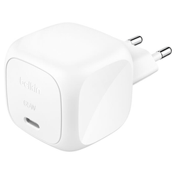 CARGADOR USB PD BELKIN WCA011kqWH 65W 1xUSB-C DISE??O COMPACTO COLOR BLANCO