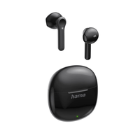 Miniatura 1 de AURICULAR INTRAUDITIVO BLUETOOTH HAMA ACTION ONE NEGRO TWS HASTA 20h MICROFONO TACTIL