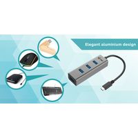 Miniatura 7 de HUB USB-C METAL 4 PORT