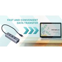 Miniatura 8 de HUB USB-C METAL 4 PORT