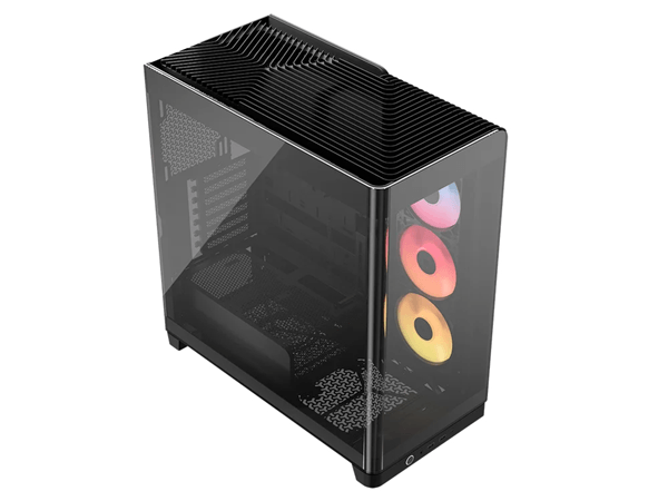 CORSAIR 4500X LX-R RGB Tempered Glass Mid-Tower, Black RGB Negro