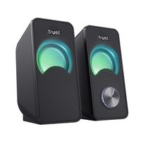 Miniatura 4 de ALTAVOCES TRUST 2.0 ARYS RGB 6W RMS 12W MAX AUTOALIMENTADO USB LED  COLOR NEGRO 23120