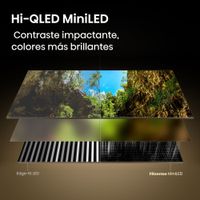 Miniatura 4 de Serie E8 MiniLED 55E8S  55 pulgadas  Hi-QLED MiniLED  Modo Juego 144 Hz Nativos  Subwoofer integrado