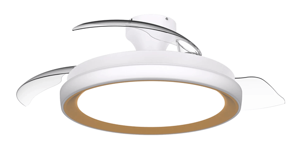 VENTILADOR DE TECHO CON LED BLISS GOLD