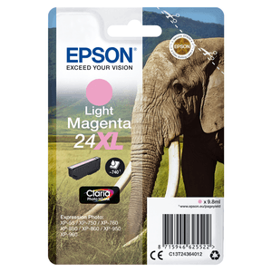 Epson-Claria-Photo-HD-Ink-Cartucho-Magenta-claro-24XL-Expression-Photo-XP-950