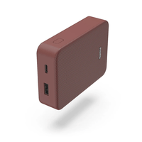 Miniatura 1 de POWERBANK HAMA COLOR 10 10000mAh 1xUSB-C 1xUSB-A COLOR ROJO