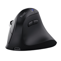 Miniatura 1 de MOUSE TRUST VYRAN WIRELESS ERGO 2400DPI 7 BOTONES HYPERSCROLL MULTIDEVICE RECARGABLE USB-C NEGRO