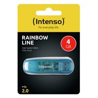 Miniatura 4 de Intenso 3502450 Lápiz USB Rainbow line 4GB Azul