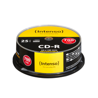Miniatura 1 de Intenso CD-R 700MB/80min tubo 25 unidades