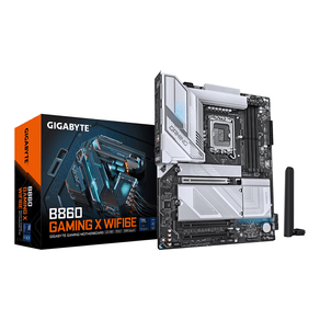 GIGABYTE-Intel--B860-GAMING-X-WIFI6E-Placa-base---CPUs-Intel-Core-Ultra-VRM-de-12-1-2-1-fases-hasta-9066MHz-DDR5-1xPCIe-5.0---2xPCIe-4.0-M.2-LAN-25-GbE-WIFI-6E-USB4-LGA-1851--Socket-V1-