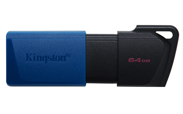 MEMORIA 64GB EXODIA KINGSTON USB 3.2 (BLACK+ BLUE)