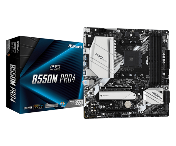 asrock amd  b550m pro4 socket am4