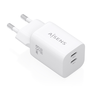 AISENS-Cargador-GaN-65W--2xUSB-C-PD3-0-QC4-0--Blanco