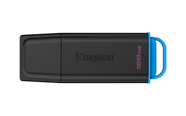 KINGSTON 128GB PORTABLE USB 3.2 GEN 1 DATATRAVELER EXODIA BLACK/BLUE