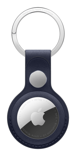 Airtag Finewoven Key Ring Navy