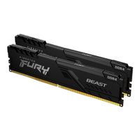 Miniatura 2 de MEMORIA KIT 16 GB (2X8 GB) DDR4 3200 KINGSTON FURY BEAST BLACK CL16