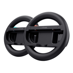 VOLANTE TRUST GXT 1257 PARA JOY-CON NINTENDO SWITCH 2 DISE??O ERGONOMICO PACK 2 NEGRO