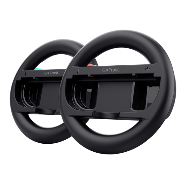 VOLANTE TRUST GXT 1257 PARA JOY-CON NINTENDO SWITCH 2 DISE??O ERGONOMICO PACK 2 NEGRO
