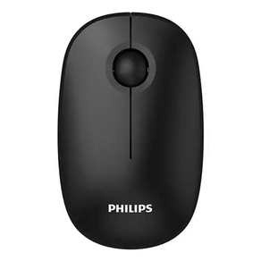 MOUSE-PHILIPS-WIRELESS-SPK7378B-2.4GHZ-1600-DPI-DISE--O-SILENCIOSO-NEGRO-ERGONOMICO-AMBIDIESTRO