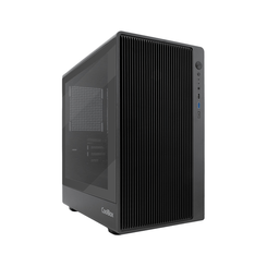 Caja COOLBOX  COOLBOX GAMING CAJA MATX GM350 DARKFACE USB-C 3.2 GEN1 CRISTAL AHUMADO  Negro