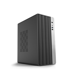 Caja COOLBOX  COOLBOX CAJA MATX M870 USB-C 3.2 GEN1 FTE.500W BASIC500GR 0.8MM  Negro Incluye Fuente
