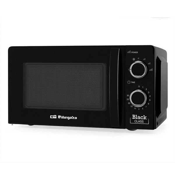 HORNO MICROONDAS SIN GRILL ORBEGOZO MI 2117 20 LITROS NEGRO