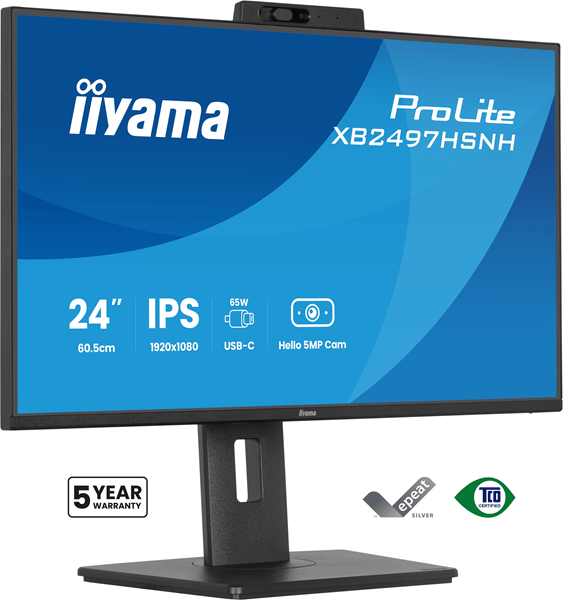 MONITOR IIYAMA XB2497HSNH-B1 24IN IPS LCD 4MS 1920X1080 350CD/M2 HDMI/DP/USB 2 ProLite 23.8" IPS 1920 x 1080 HDMI Altavoces