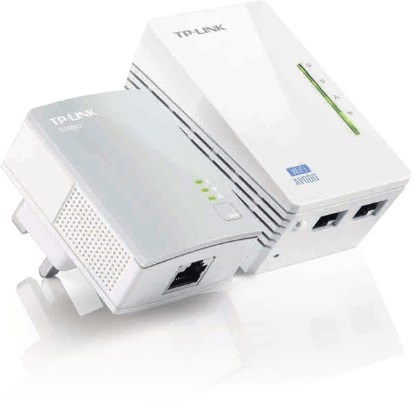 KIT 2 ADAPTADOR DE HOMEPLUG 300MBPS TP-LINK TL-WPA4220KIT + WIFI N