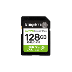 KINGSTON 128GB SDXC Canvas Select Plus Gen3 150MB/s C10 UHS-I U1 V10
