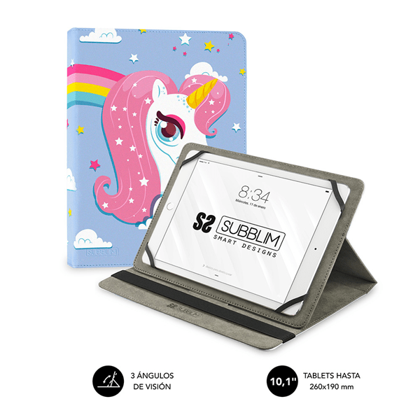 funda stand 10,1´´ subblim unicorn