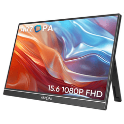 ARZOPA Monitor A1 Port  til 15 6  FHD 1080P IPS  Pantalla Externa USB C Ultradelgada