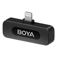 Miniatura 6 de Boya BY V1 Sistema Micr  fono Inal  mbrico de Solapa Lavalier Conector Lightning iOS