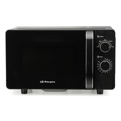 HORNO MICROONDAS SIN GRILL ORBEGOZO MI 2061 CE 20 LITROS NEGRO
