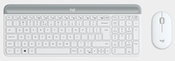 SLIM WRLS. KEYB.MOUSECOMB MK470 OFFWHITE ESP MEDITER SP