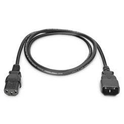 Power Cord extension cable  C14 - C13 M/H  1 8 m  H05VV-F3G 0 75 m   sw