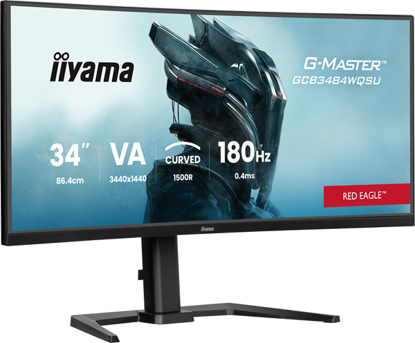 IIYAMA GCB3484WQSU-B1 G-MASTER 34" LED VA UltraWide Quad HD Altavoces