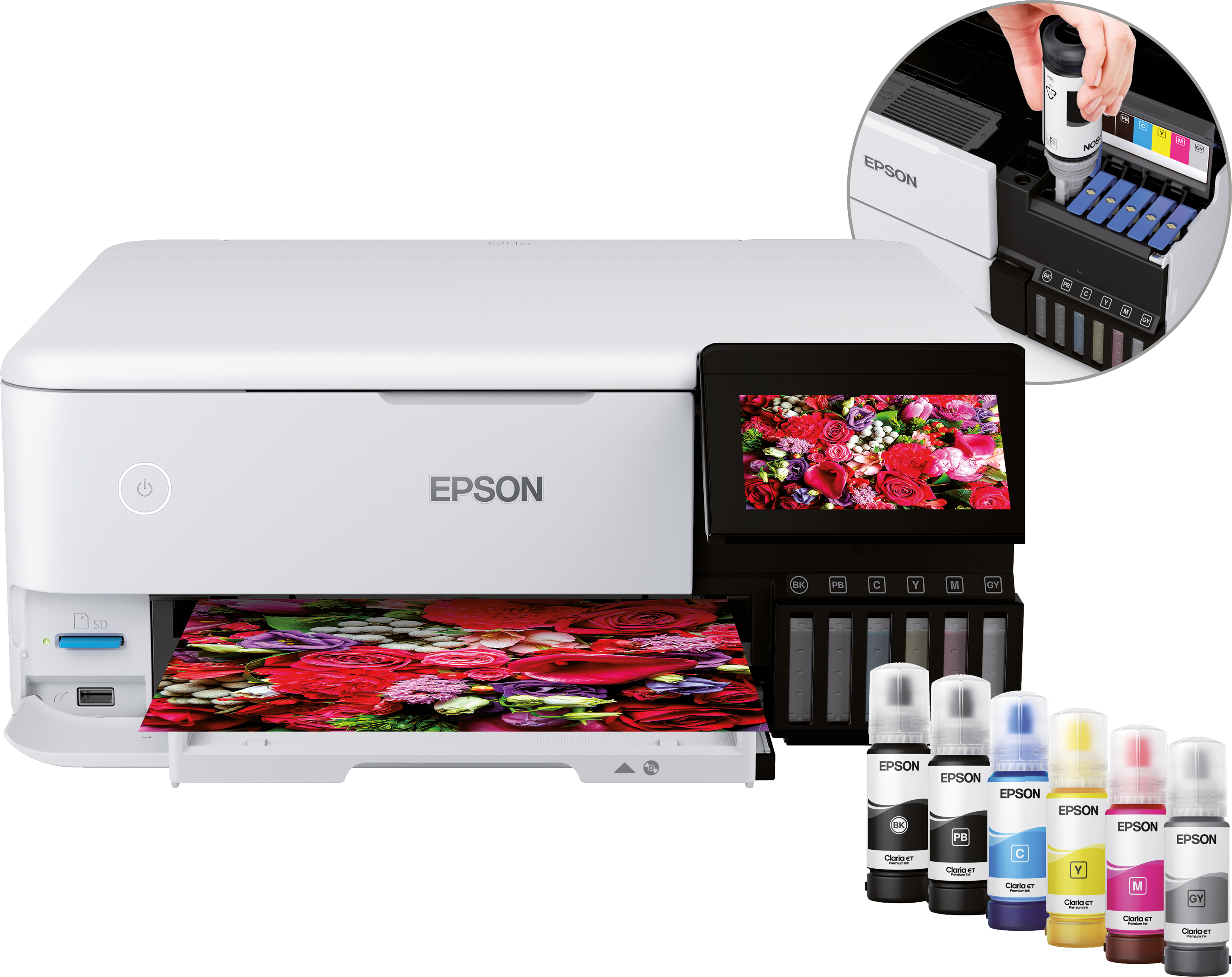 EPSON EcoTank ET-8500 Multifunción A4 Wifi Inkjet Dúplex